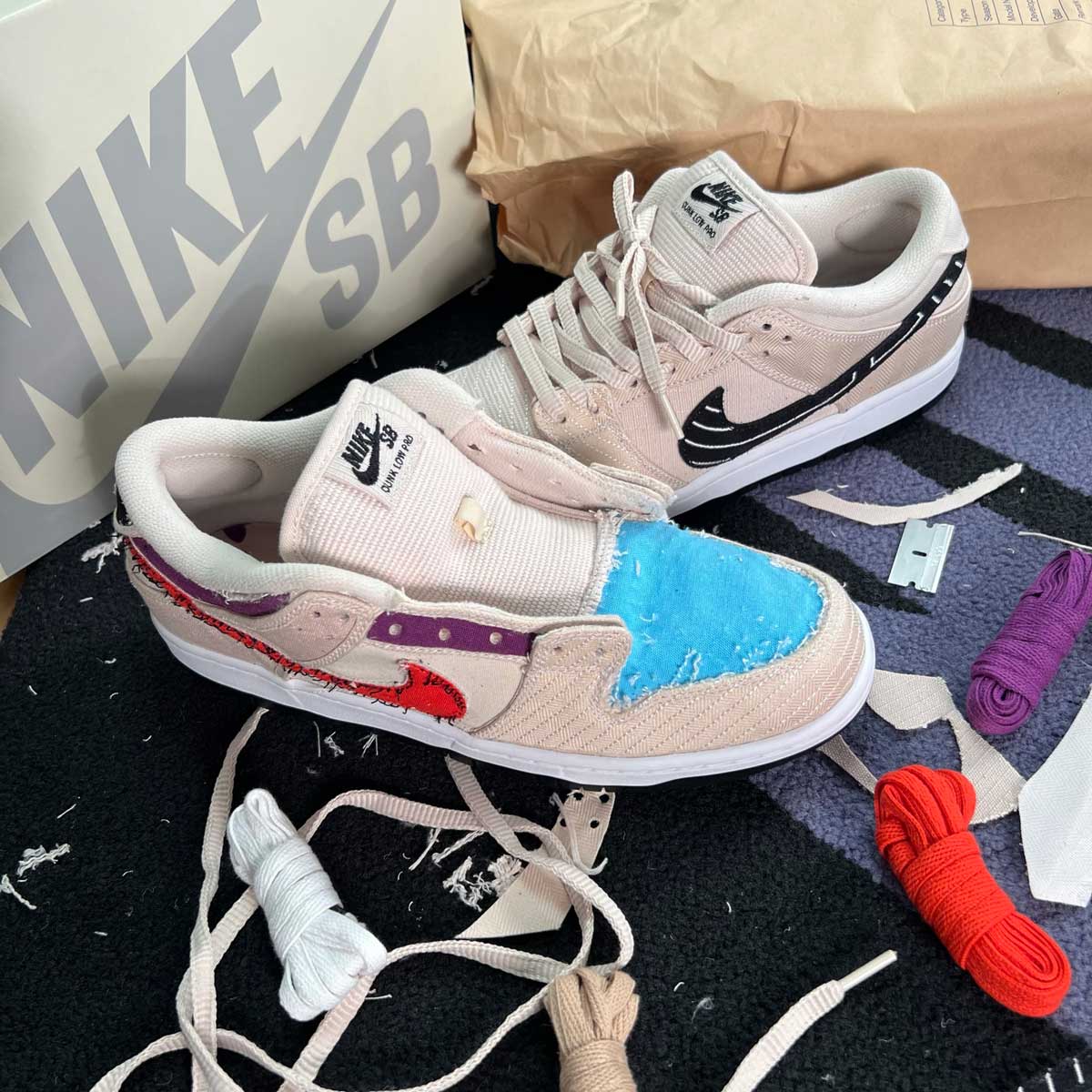 Albino Preto Nike SB Dunk Low TEAR AWAY REVIEW â Southside Skatepark Skateshop