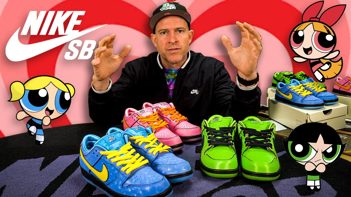 スケートボード Nike Dunk Low Pro sb9.5 power puff girls The Powerpuff Girls X Dunk Low Pro SB QS 'Blossom' - Nike