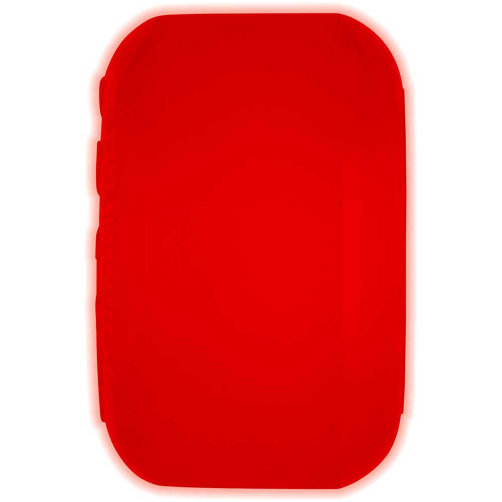A 55mm Clouds GITD Red 78a Ricta Wheel, rectangular with rounded corners and a slight shadow, is displayed against a white background.