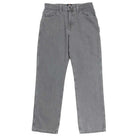 DDSK68 Loose Fit Denim Pant Carpenter Gray Dickies Skateboarding jeans feature a relaxed straight-leg fit, button and zip fly, front and back pockets, and belt loops, displayed flat on a white background.