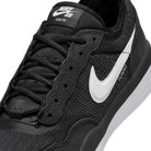 Close-up of the FV8493003 Black White PS8 Nike SB Leather Knit Shoes featuring a white Swoosh, black laces, textured mesh upper, "Flyknit leather shoes" text, "NIKE SB ZOOM P98" on the tongue, and a durable HART outsole.