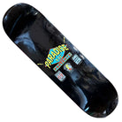 The Flashdance Paradise Deck 8.5x32.1 Skateboard is a black wood deck made in Mexico, featuring large yellow and blue PARADISE NYC lettering, DEPARTMENT in red below, plus small graphics like "Speed Limit 69" and a cartoon bomb.
