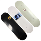 The Jim Greco Hammers 3 Board Deck Set Collectible displays three minimalist skateboard decks side by side on a white background, each featuring a small central graphic.