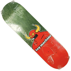 The OG Monster Toy Machine Deck 8.1x31.5 Collectible features a red cartoon monster with yellow horns and sharp teeth on a green and red background, with "Toy Machine" beside the monster, wrapped in plastic.