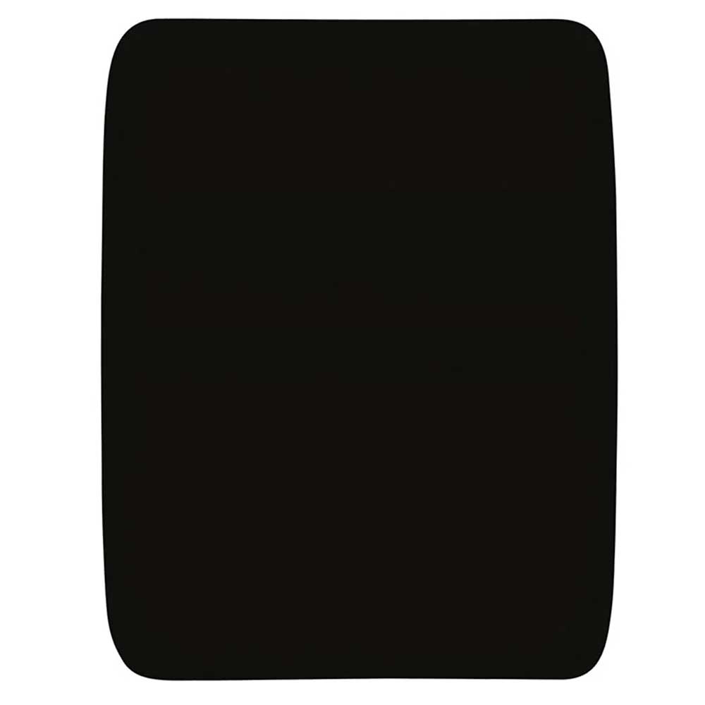A solid black rectangle with slightly rounded corners on a white background, evoking the bold and clean design characteristic of OJ Wheels Super Juice 60mm78A Black skateboard wheels packaging.