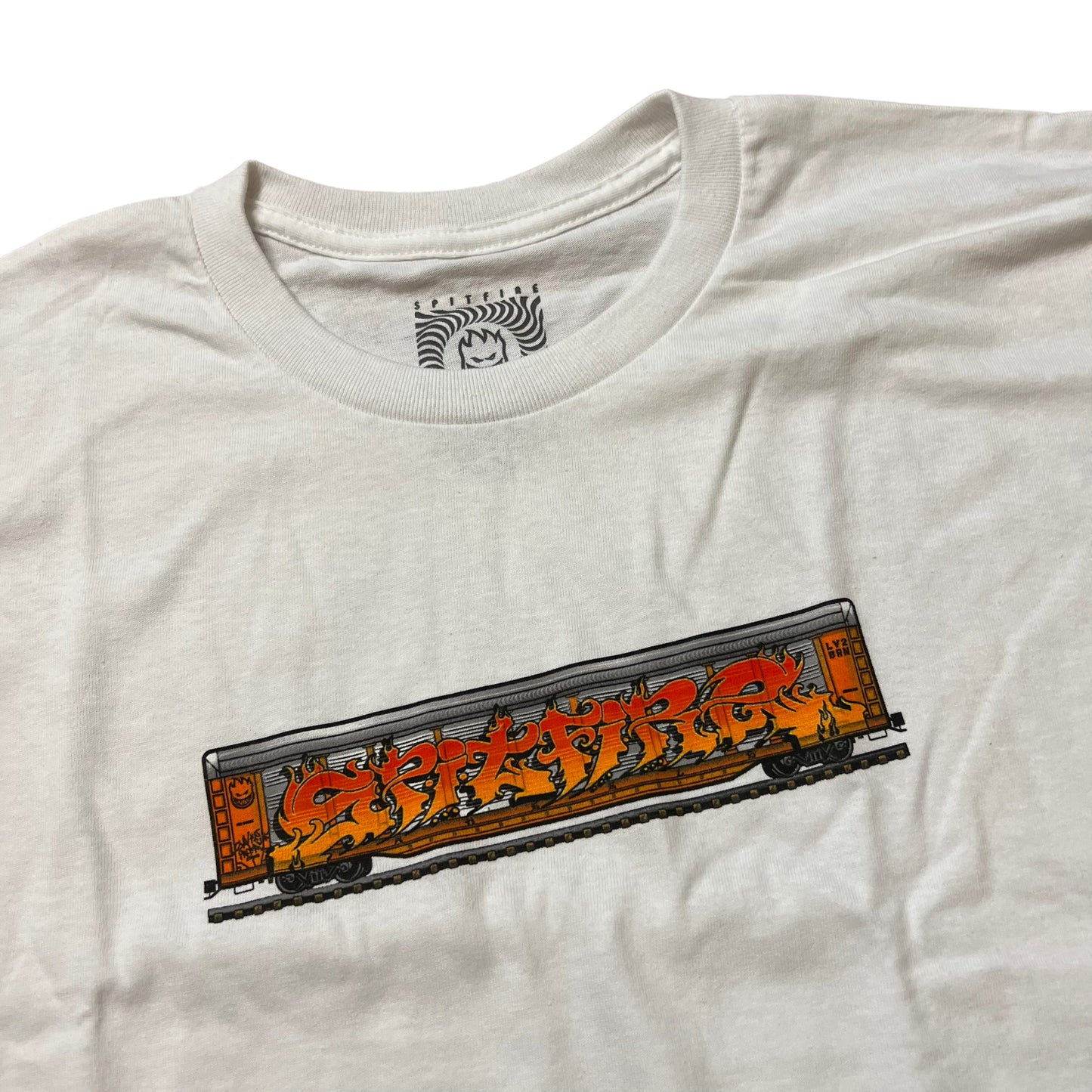 Spitfire Tee Savie Train White