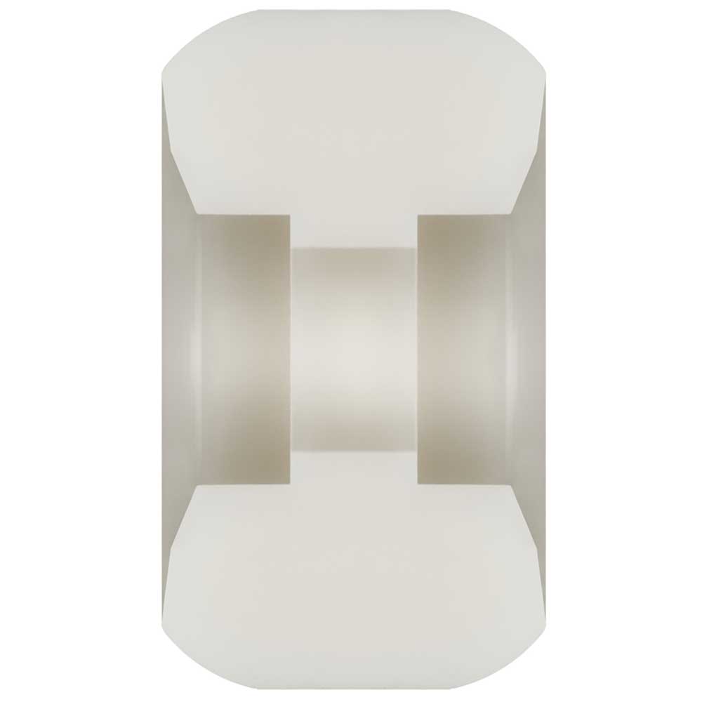 A digitally rendered image of a glossy, symmetrical cylinder with beveled edges and a hollow center, resembling Powell Peralta Wheels Dragon Formula Side Cut 58mm93A 33MM, shown top-down against a white background.