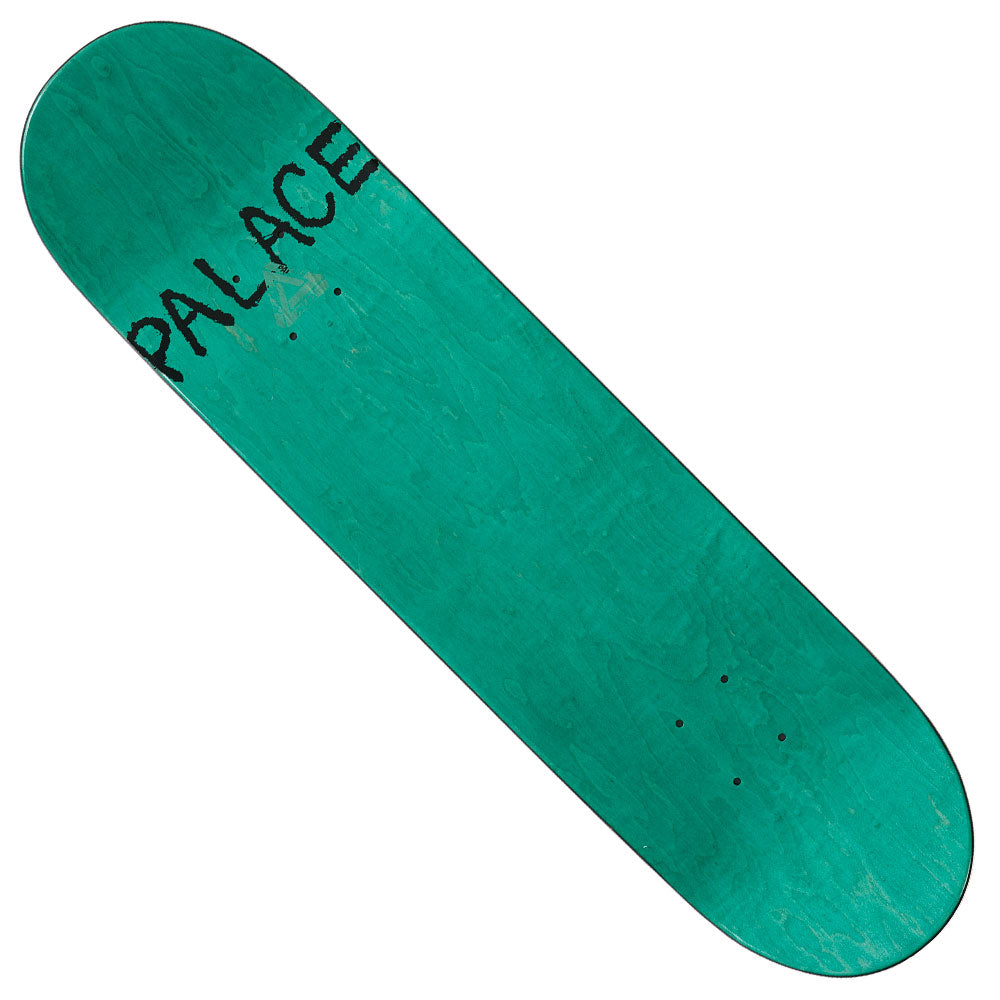 Teal Rory Pro 8.06x31.3 S45 Palace Skateboard Deck with the word PALACE printed in black near the top.