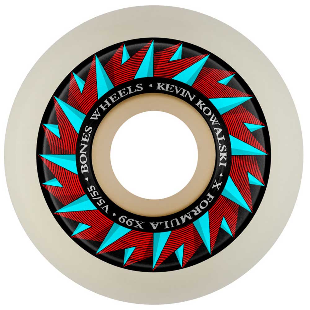 Bones Wheels X Formula V5 Side Cut 55mm99A Kowalski Against the Grain