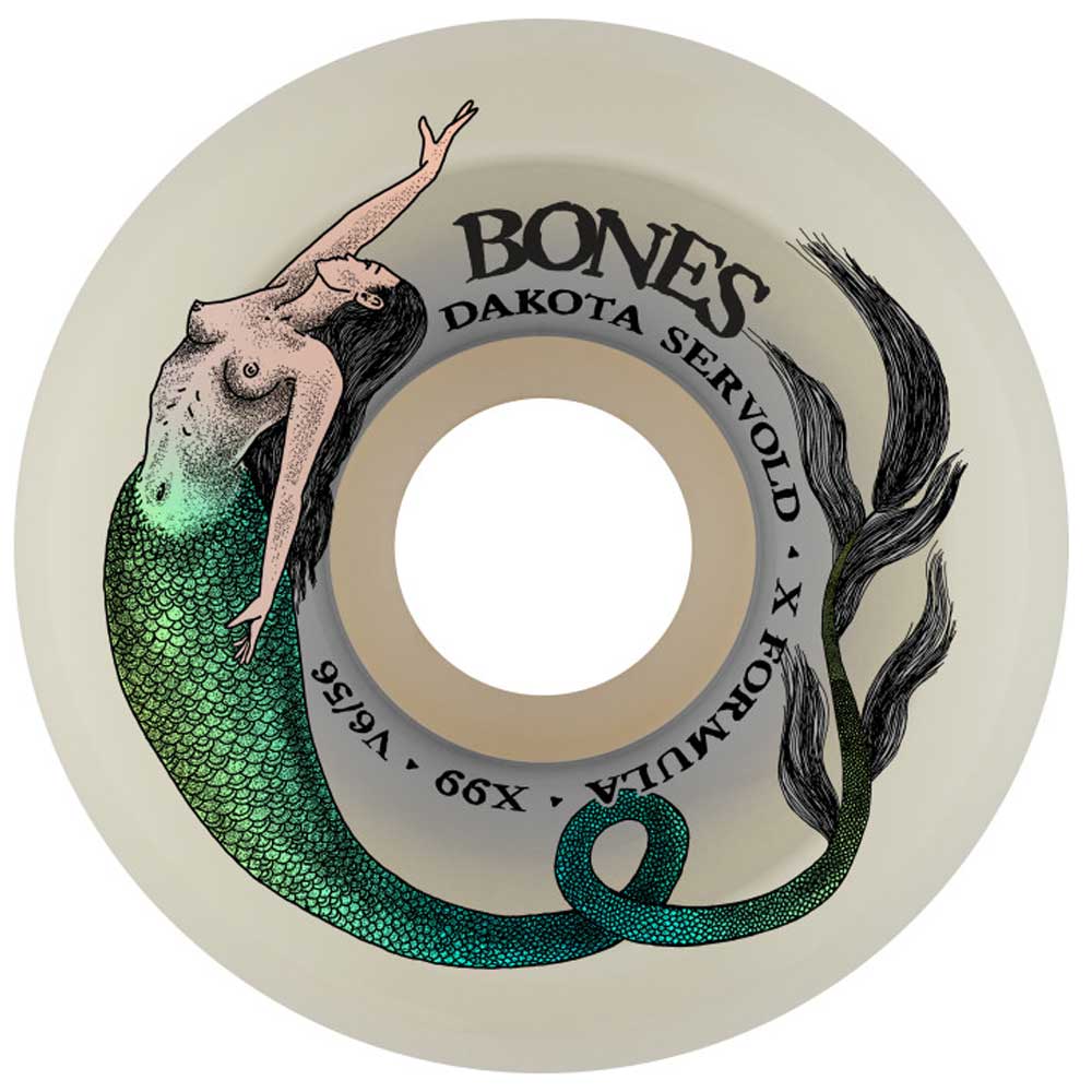 Bones Wheels X Formula V6 Wide Cut 56mm99A Servold Mermaid
