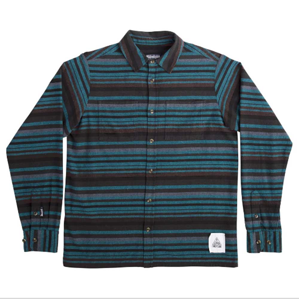 Creature Take Warning Longsleeve Top Flannel Dusk