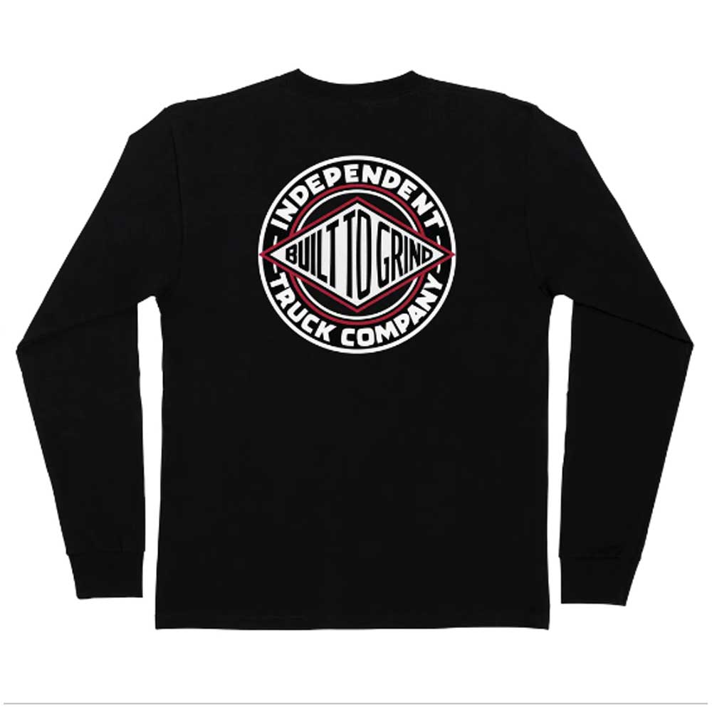 Independent Trucks BTG Summit Longsleeve Tee Black Heavyweight Mens