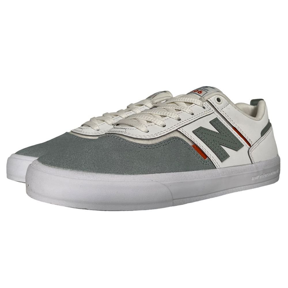New Balance 306 MSI Jamie Foy Gray White Orange Suede Shoes