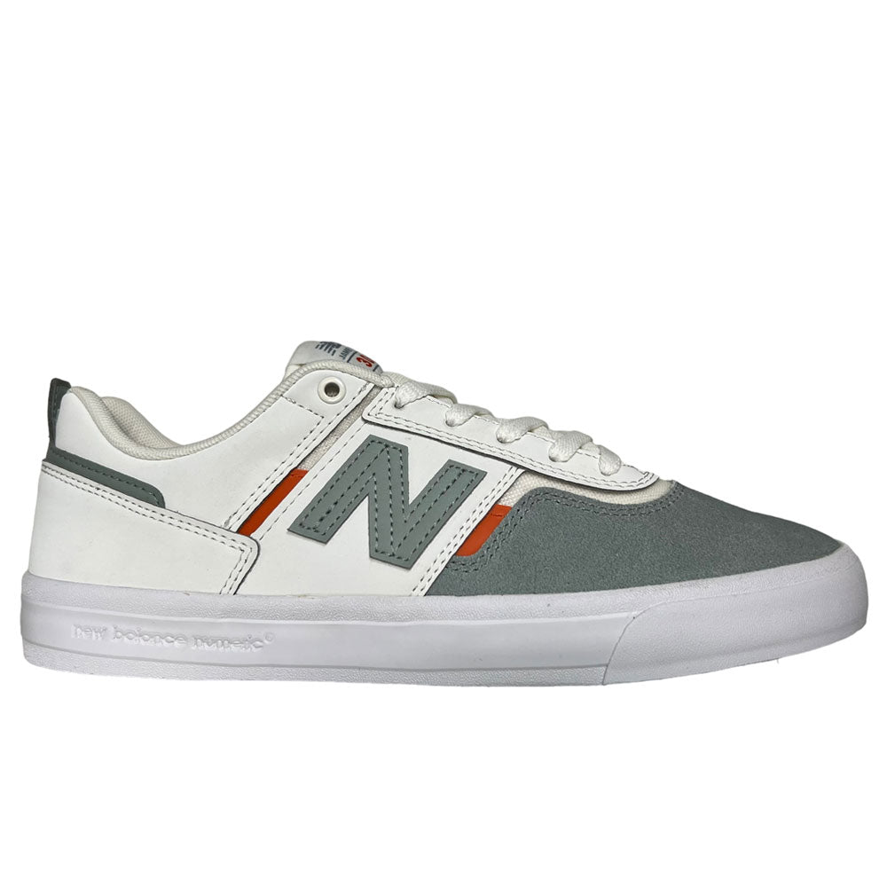 New Balance 306 MSI Jamie Foy Gray White Orange Suede Shoes