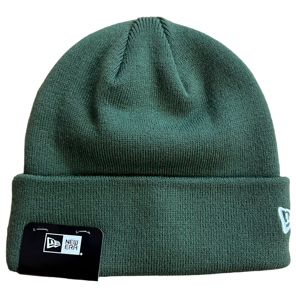 New Era Basic Knit Beanie Forest Green