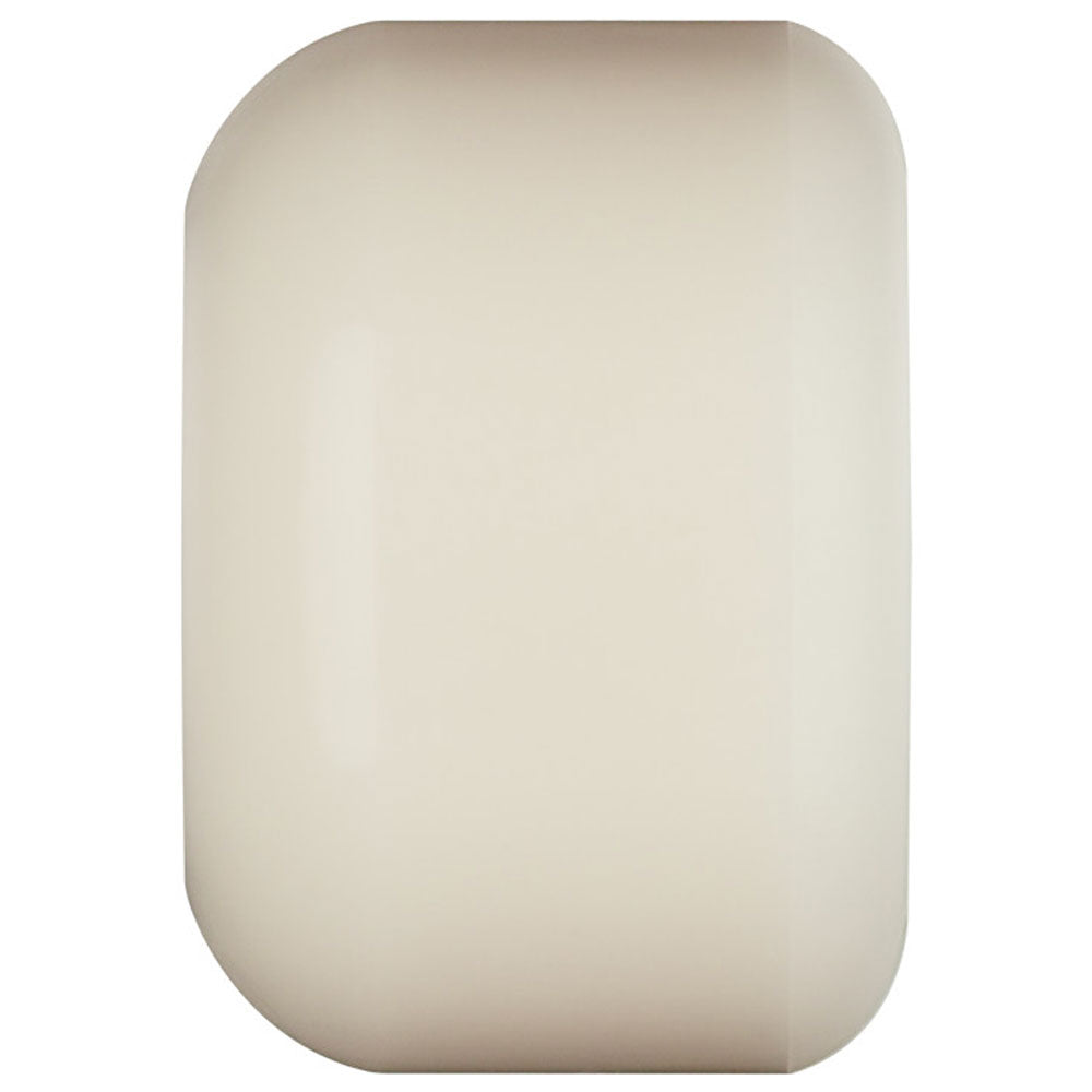 A rectangular bar of plain, off-white soap with smooth, slightly rounded edges and a glossy surface resembling Powell Peralta Wheels Nano Cubics 54mm93A 36.5mm Wide.