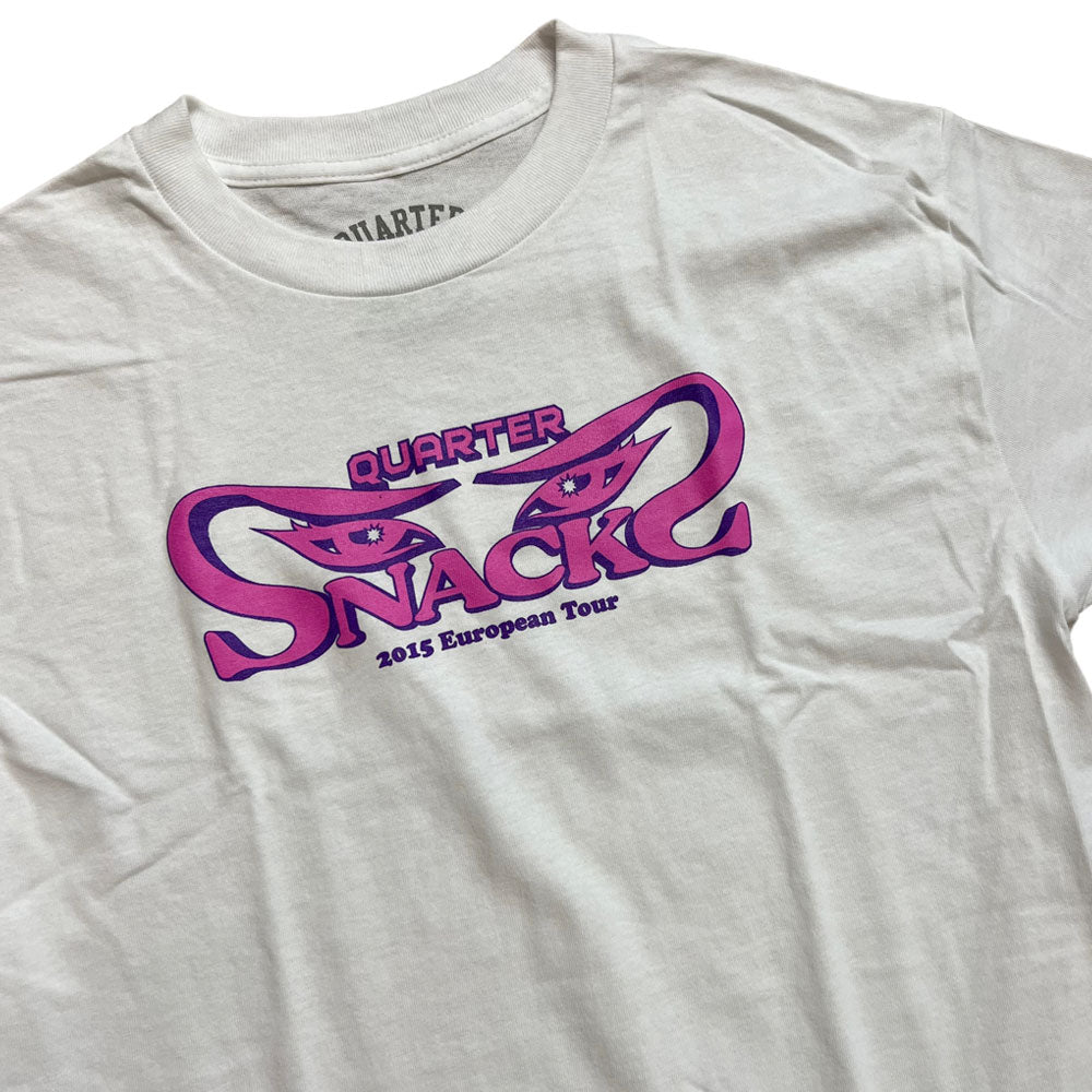 Quartersnacks Tee Euro Tour White