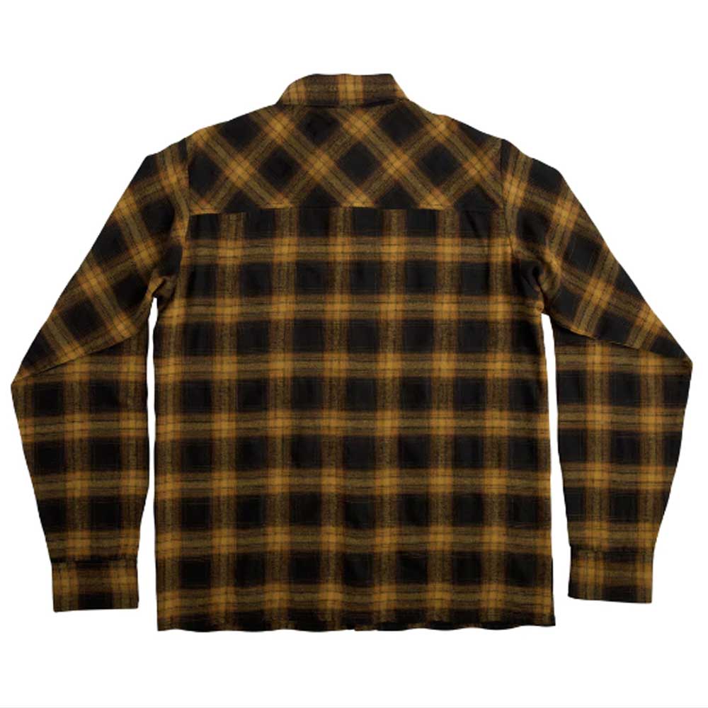 Santa Cruz Stone Longsleeve Flannel Black Brown