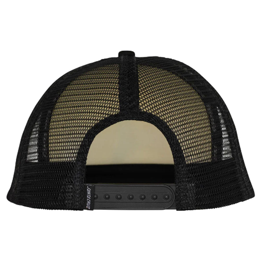 Santa Cruz x Thrasher Hat Screaming Logo White Black Mesh Trucker