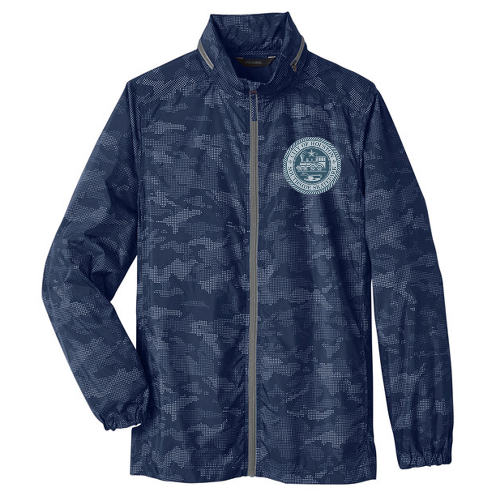 Southside COH Windbreaker Jacket Reflective Camo Classic Navy Carbon