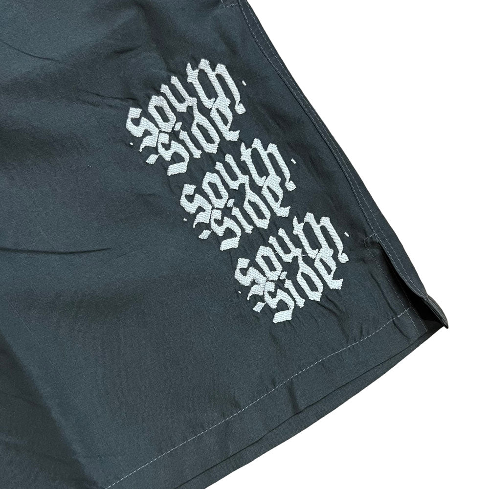 Southside Icon Water Short Embroidered Charcoal