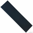 A rectangular sheet of Mob Griptape Black skateboard grip tape is displayed against a white background, positioned diagonally from bottom left to top right.