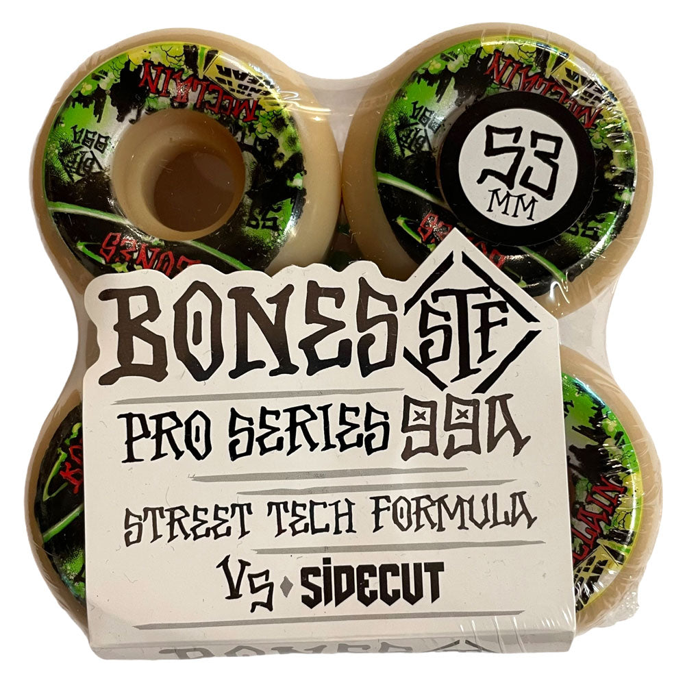 Bones Wheels V5 Sidecut STF 53mm99A McClain Apolcalypse