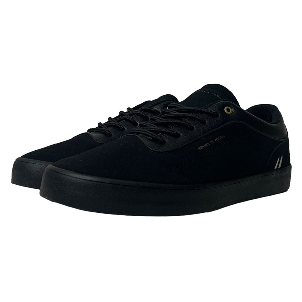 Hours is Yours HRS Bryan Herman Code Jett Black Suede Leather Shoes