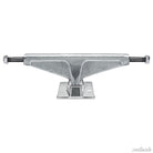 A set of two Polished 5.6 High Venture Trucks is shown from the front, with a flat baseplate, angled hanger, and black axles with silver nuts—designed for 8.2 inch skateboards. The background is plain white.