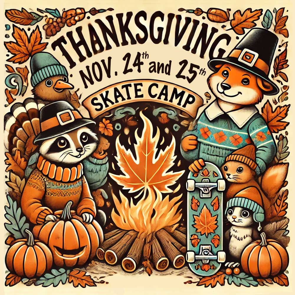 Skateboarding Thanksgiving Break Day Camp at Southside Skatepark