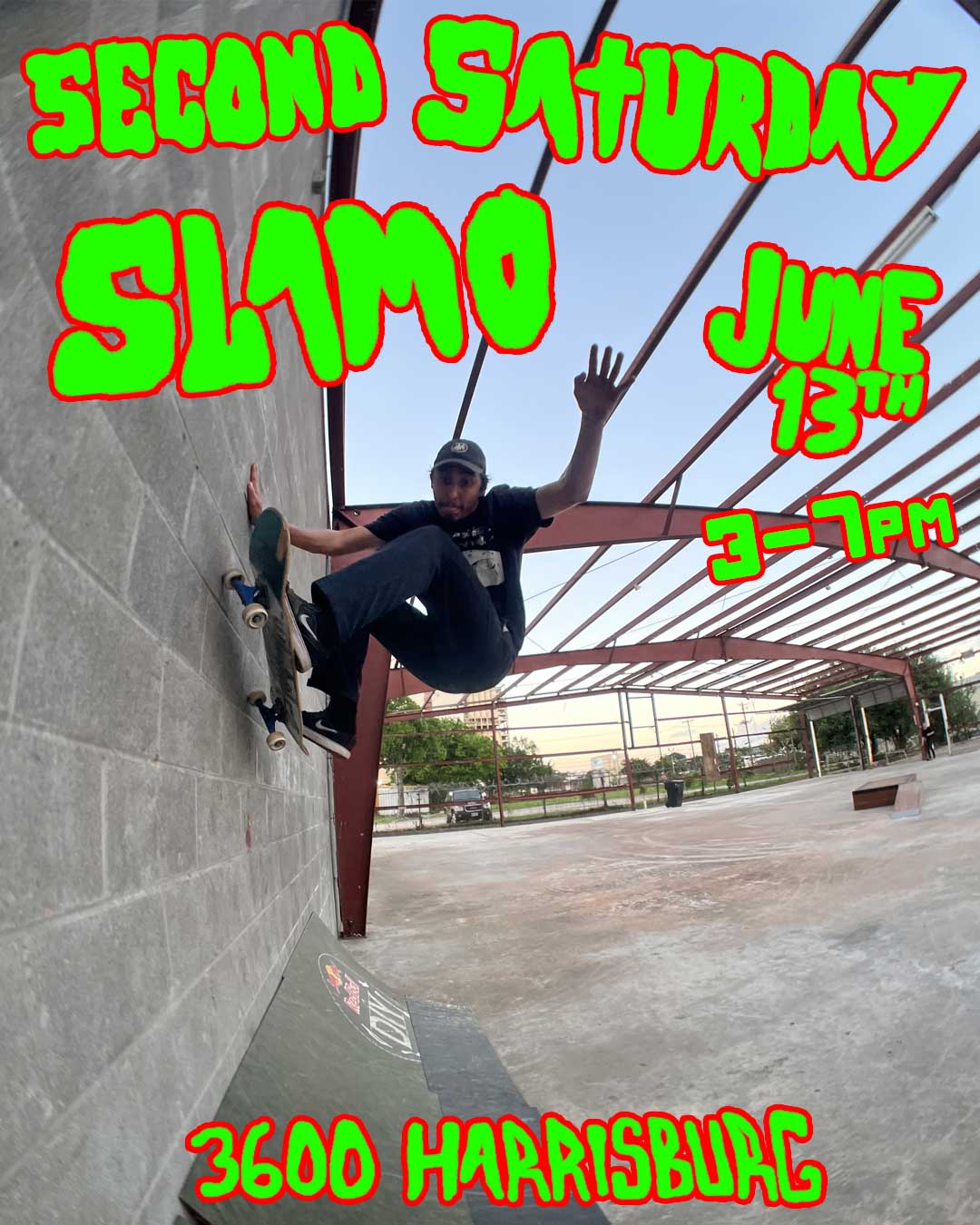 Second Saturday Slamo June 13th East Downtown Houston