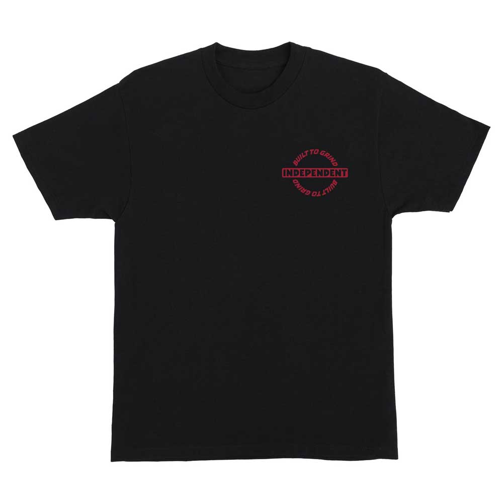 44156275 Bar-ier Heavyweight Tee Black Mens Independent