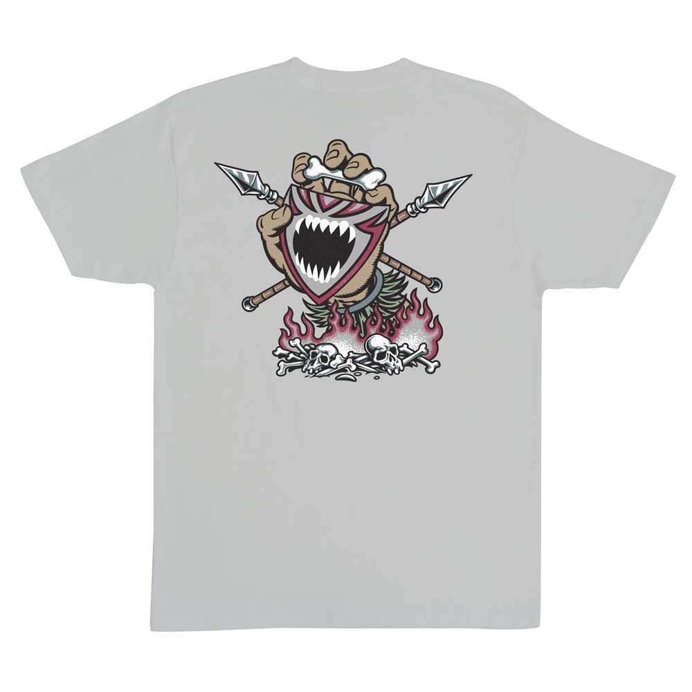 44156288 Salba Witch Doctor Heavyweight Tee Ice Grey Mens Santa