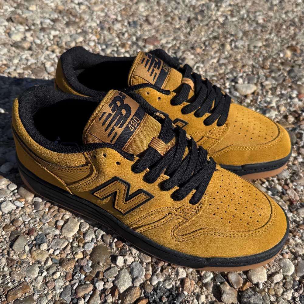 480 GDT New Balance Numeric Shoes Suede Wheat Black – Southside