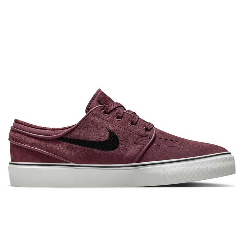 525104607 Burgundy Crush Black Janoski OG  Nike SB Suede Skateboarding Shoes