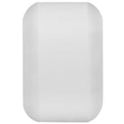 A set of OJ Wheels 54mm Double Duro Gum Chubbies 101a/95a, featuring a smooth, rounded rectangular design in white, is displayed against a plain white background.