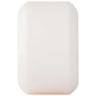 A set of 54mm John Worthington Elite White Hardline 99a OJ Wheels, featuring a sleek white design with slightly rounded edges, elegantly displayed against a plain white background.