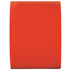 A front view of the 55mm Nick Boserio Holy Angels Mini Super Juice Red 78a OJ Wheels showcases their smooth, unmarked surface and bold red color.