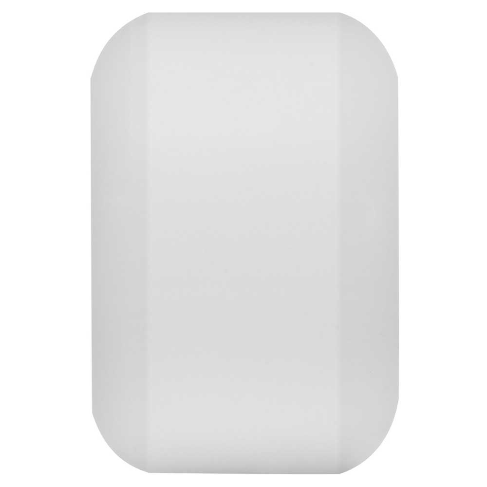 Rectangular white bar of soap with rounded edges, photographed on a plain white background, resembling the smooth finish of 56mm Kendall End of the World Reissue Chubbies White 99a Slime Balls Wheels.