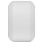 Rectangular white bar of soap with rounded edges, photographed on a plain white background, resembling the smooth finish of 56mm Kendall End of the World Reissue Chubbies White 99a Slime Balls Wheels.