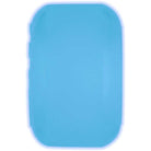 A rectangular, smooth, solid light blue 57mm Clouds GITD Aqua 78a Ricta Wheel is shown against a white background.