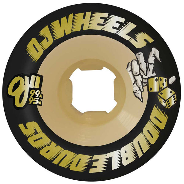 58mm Double Duro Black Gum Mini Combo 99a 95a OJ Wheels