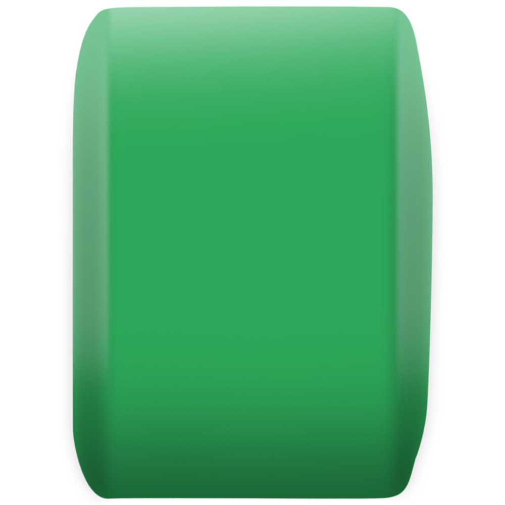 A set of 60mm Roskopp Face Two Reissue OG Slime Green 78a Slime Balls Wheels is displayed against a white background.