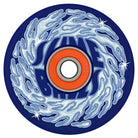 The 66mm SB Ice Light Ups OG Slime Blue 78a Slime Balls Wheels feature blue wheels with swirling white slime graphics, sparkles, partially visible SLIME BALLS text, an orange core, and Light Ups details.