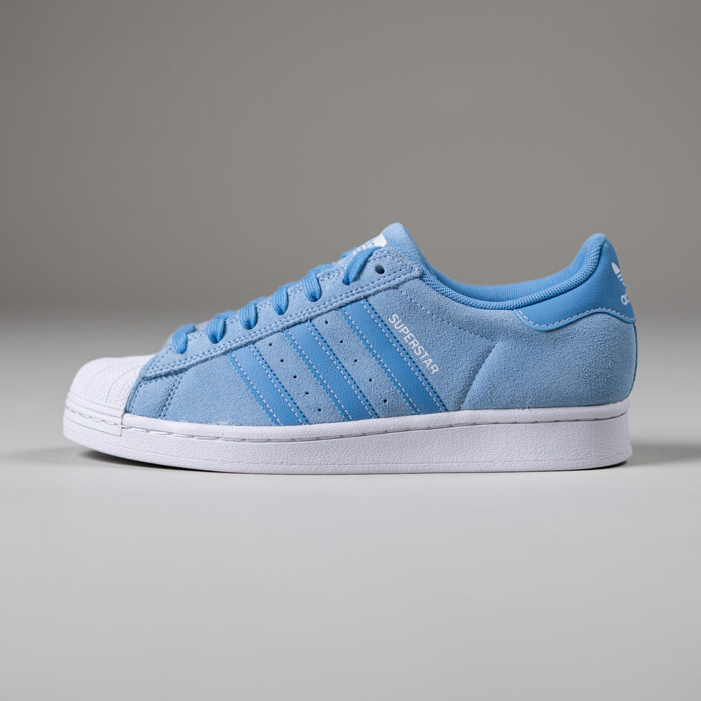 JQ1102 Light Blue White Superstar ADV Adidas Skateboarding Suede