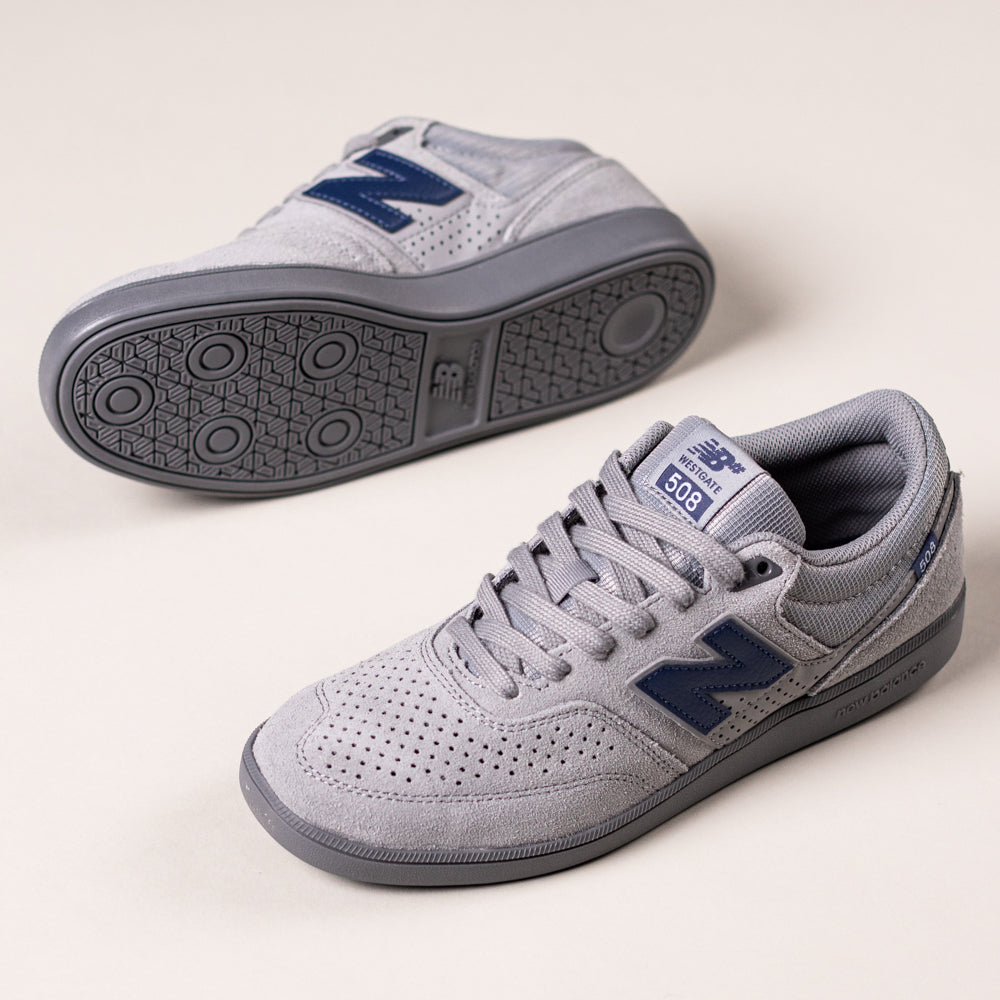 508ICY Grey Navy New Balance Numeric Suede Skateboarding Shoes