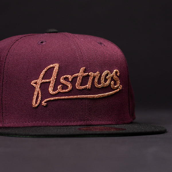 05 Debut Maroon Black Houston Astros New Era Hat 5950 Fitted  display picture 1