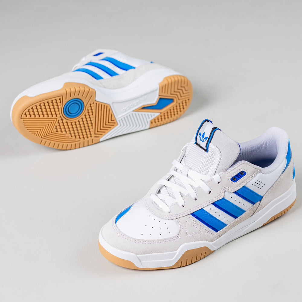 プルメリア JS4308 White Brilliant Blue Lucid Blue Tekkira Suede Leather