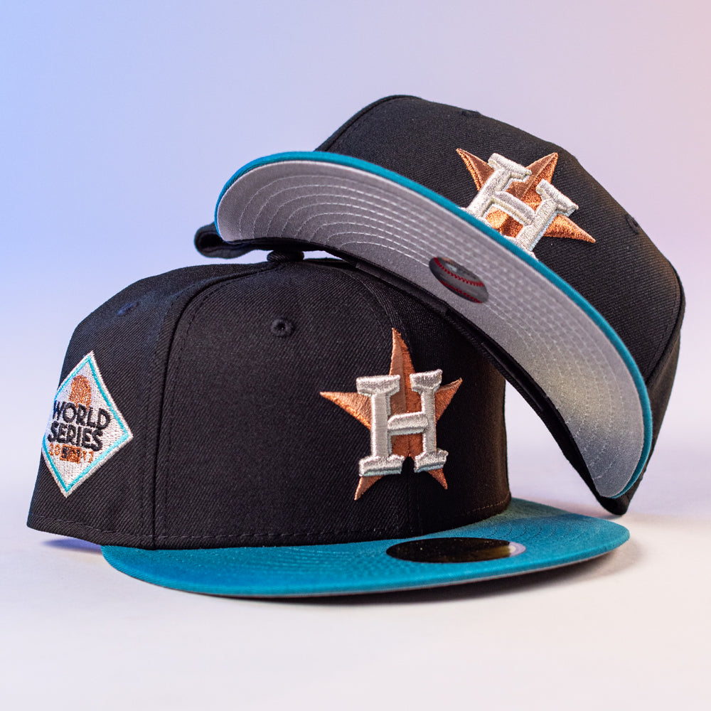 Parrot-ice WS17 Black Teal New Era Hat 5950 Fitted – Southside