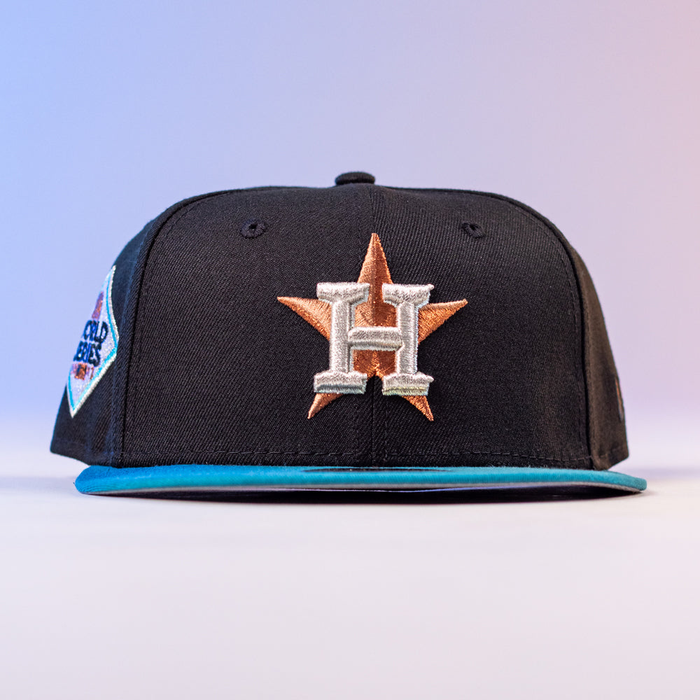Parrot-ice WS17 Black Teal New Era Hat 5950 Fitted – Southside